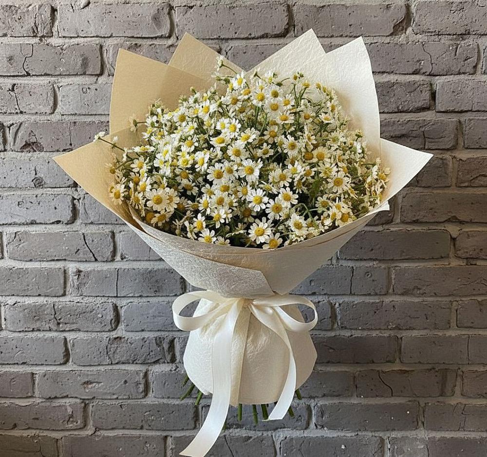 Букет цветов из: Ромашки в Ивановском Курской области