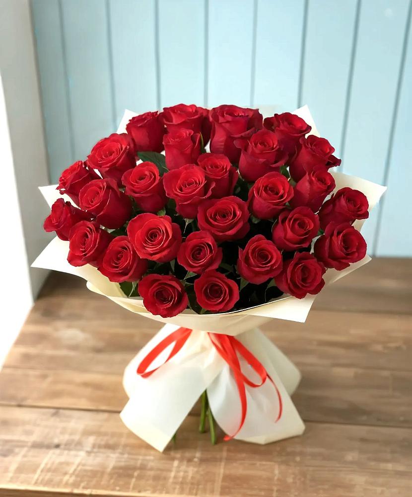 Букет 29 Красных роз в Ивановском Курской области