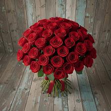 Букет 55 Красных роз Фридом #REPLACE_PRED# Ивановском Курской области