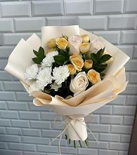 Букет цветов из:  Розы и Хризантемы в Ивановском Курской области
