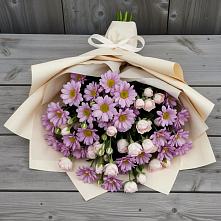 Букет цветов из:  Розы и Хризантемы в Ивановском Курской области
