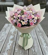 Букет цветов из:  Розы и Хризантемы в Ивановском Курской области
