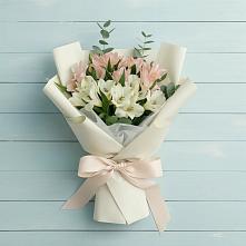 Букет цветов из:  Альстромерии в Ивановском Курской области