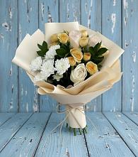 Букет цветов из:  Розы и Хризантемы в Ивановском Курской области
