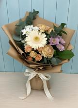 Букет цветов из:  Герберы и Хризантемы #REPLACE_PRED# Ивановском Курской области