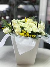Цветочная композиция из Розы  в Ивановском Курской области