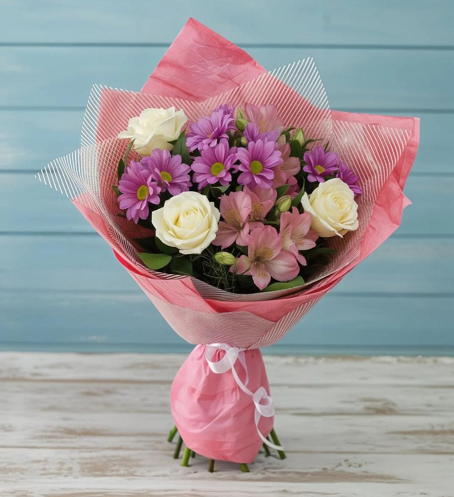 Букет цветов из: Герберы в Ивановском Курской области