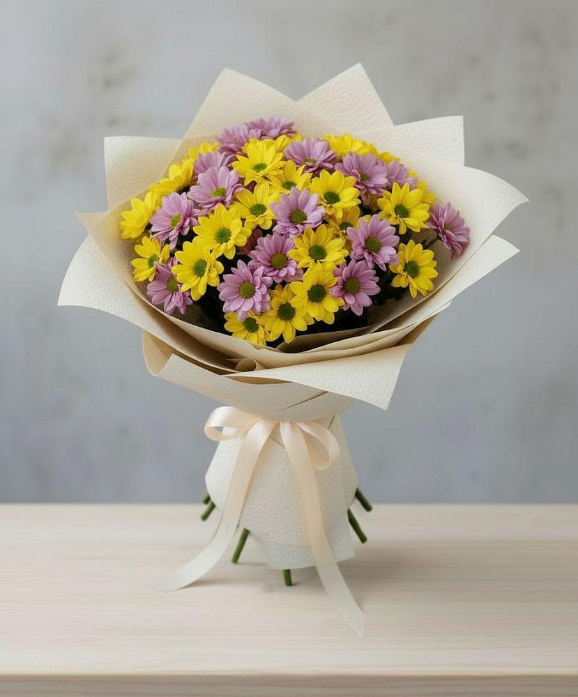 Букет цветов из: Хризантемы в Ивановском Курской области